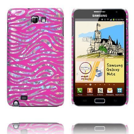 Zebra Pinkki Samsung Galaxy Note Suojakuori