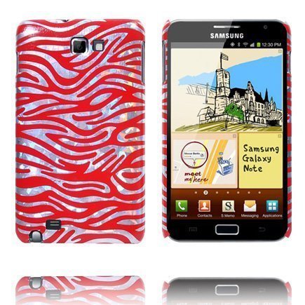 Zebra Punainen Samsung Galaxy Note Suojakuori