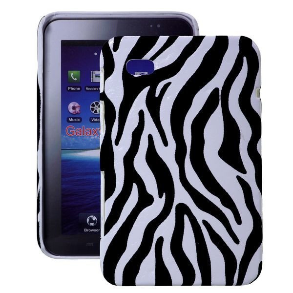 Zebra Valkoinen Samsung Galaxy Tab P1000 Suojakuori
