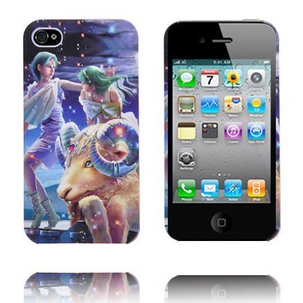 Zodiac Pimeässä Hohtava Oinas Iphone 4 / 4s Suojakuori