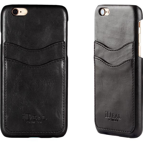 iDeal Dual Card Case iPhone 6 Musta