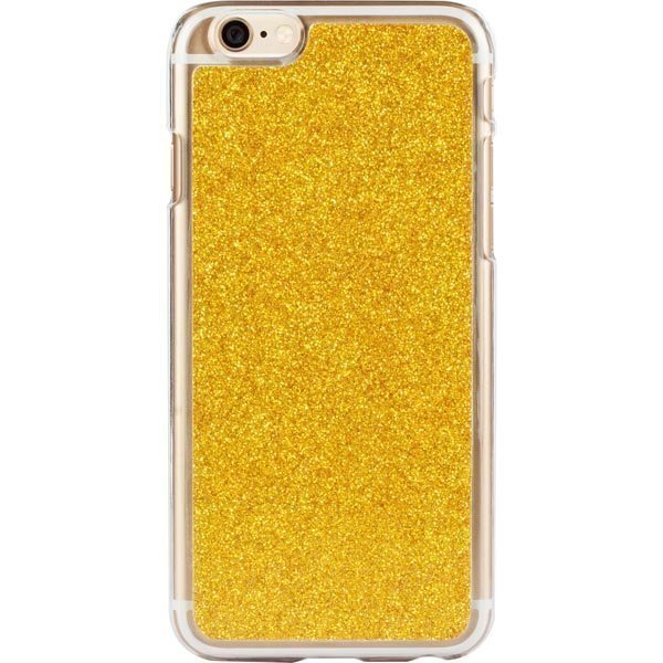 iDeal HardCover+ Glitter Gold kimmeltävä iPhone 6 kuori kultaine