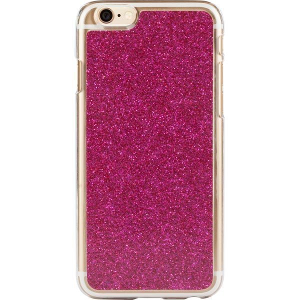 iDeal HardCover+ Glitter Silver kimmeltävä iPhone 6 kuori lila