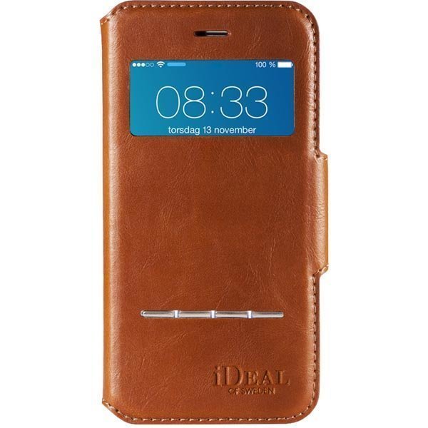 iDeal iPhone 6 Ruskea Premium PU Swipe Wallet