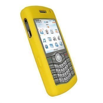 iGadgitz Silicone Case BlackBerry Pearl 8110 8120 8130 Yellow