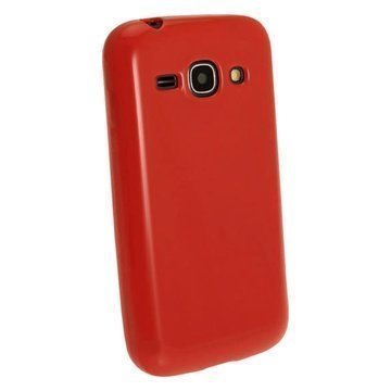 iGadgitz TPU Kotelo Samsung Galaxy Ace 3 S7270 S7275 S7272 Punainen