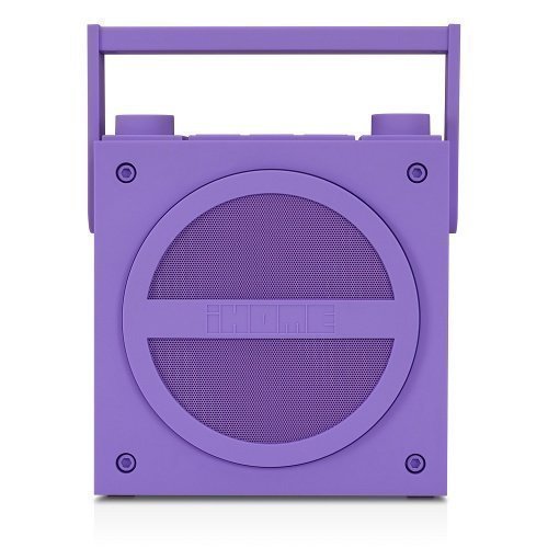 iHOME iBT4 FM BoomBox Purple