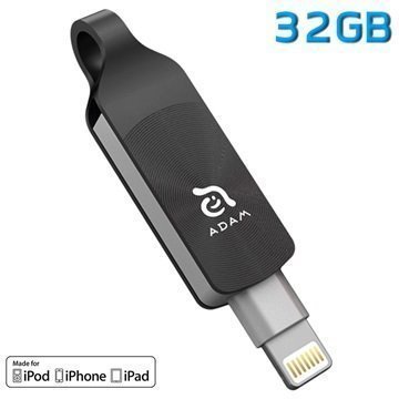 iKlips Duo+ 32Gt Lightning / USB 3.1 Muistitikku iPhone iPad iPod Touch Musta