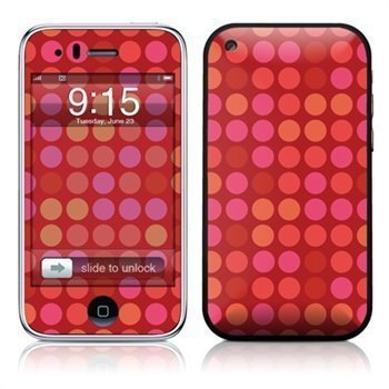 iPhone 3G 3GS Big Dots Skin Red