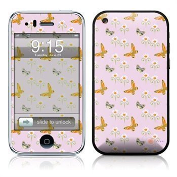 iPhone 3G 3GS Butterfly Skin Pink