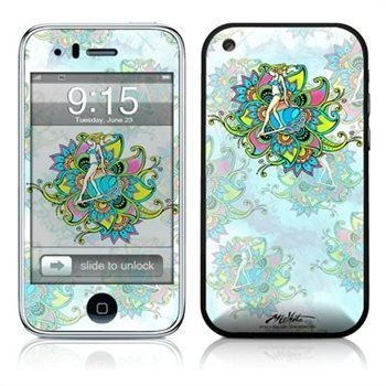 iPhone 3G 3GS Chica Surfica Skin White