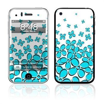 iPhone 3G 3GS Daisy Field Skin Teal