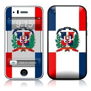 iPhone 3G 3GS Dominican Republic Flag Skin