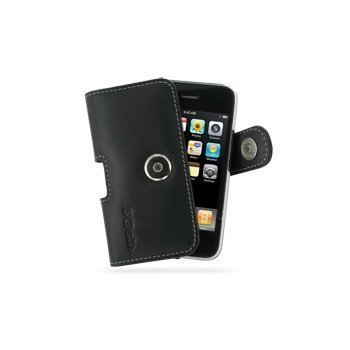 iPhone 3G 3GS PDair Leather Case 3BIPG3P01 Musta