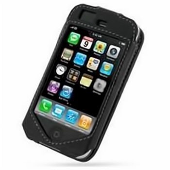 iPhone 3G 3GS PDair Leather Case Black