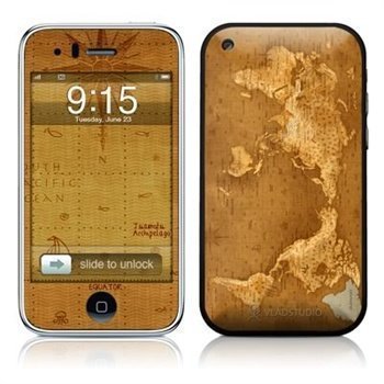 iPhone 3G 3GS Upside Down Map Skin