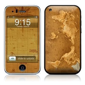 iPhone 3G 3GS Upside Down Map Skin