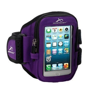 iPhone 4 / 4S Armpocket i-10 Käsivarsikotelo S Violetti