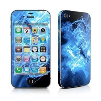 iPhone 4 / 4S Blue Quantum Waves Skin