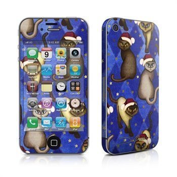 iPhone 4 / 4S Christmas Cats Suojakalvo