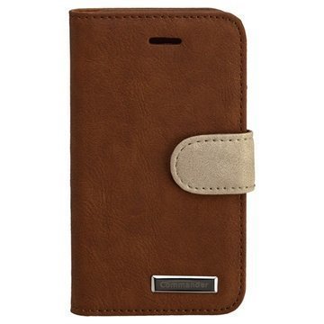 iPhone 4 / 4S Commander Leather Case Elite Brown