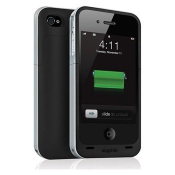 iPhone 4 / 4S Mophie Juice Pack Air Akkukotelo Musta