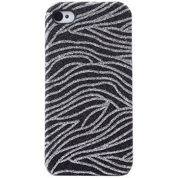 iPhone 4 / 4S Njord Glitter Suojakotelo Hopea