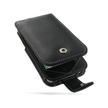iPhone 4 / 4S PDair Leather Case 3BIPP4F41 Musta