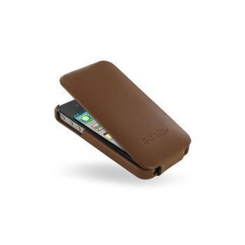 iPhone 4 / 4S PDair Leather Case 3TIPP4FX2 Ruskea
