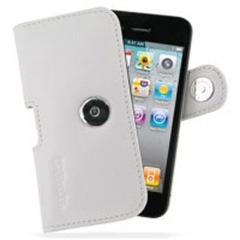 iPhone 4 / 4S PDair Leather Case 3WIPP4P01 Valkoinen