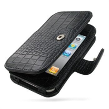iPhone 4 / 4S PDair Leather Case GBIPP4B41 Musta