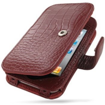 iPhone 4 / 4S PDair Leather Case GRIPP4B41 Punainen
