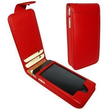 iPhone 4 / 4S Piel Frama Classic Snap Leather Case Red