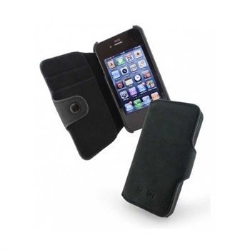 iPhone 4 / 4S Saddleback Nahkakotelo Musta