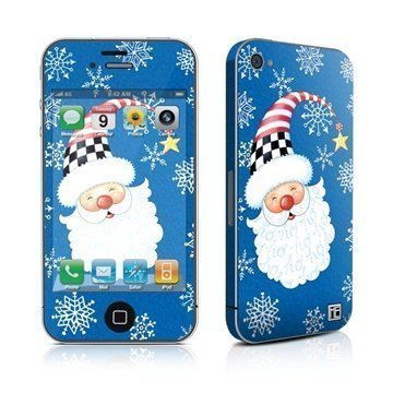 iPhone 4 / 4S Santa Snowflake Skin