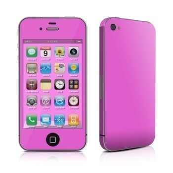 iPhone 4 / 4S Solid State Vibrant Pink Skin