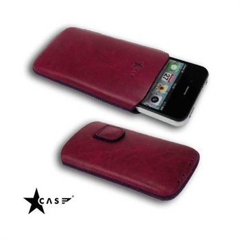 iPhone 4 / 4S StarCase Antique Leather Case Purple