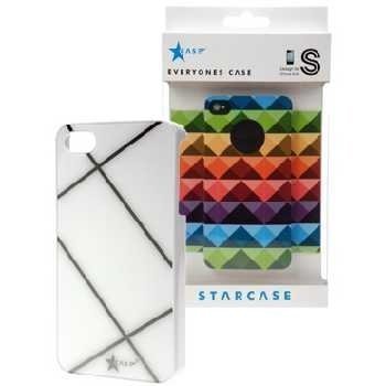 iPhone 4 / 4S StarCase Cover Raster White