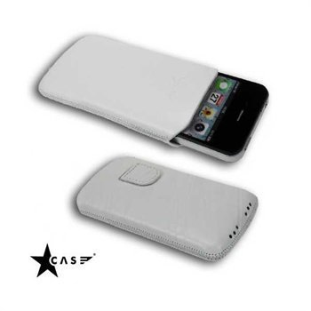 iPhone 4 / 4S StarCase Linea Leather Case White