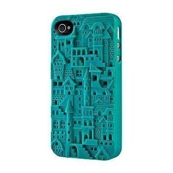 iPhone 4 / 4S SwitchEasy Avant-Garde Chateau Case SW-CHA4S-TU Turquoise