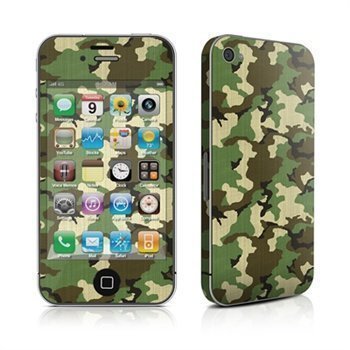 iPhone 4 / 4S Woodland Camo Suojakalvo