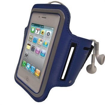 iPhone 4 / 4S iGadgitz Käsivarsikotelo Sininen
