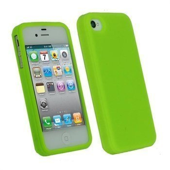 iPhone 4 / 4S iGadgitz Silicone Case Green