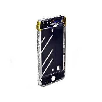 iPhone 4 Middle Housing Set Diamond Silver