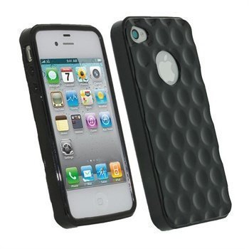 iPhone 4S iGadgitz Golf Ball TPU Case Black