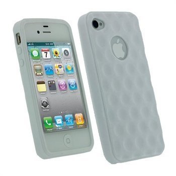 iPhone 4S iGadgitz Golf Ball TPU Case White