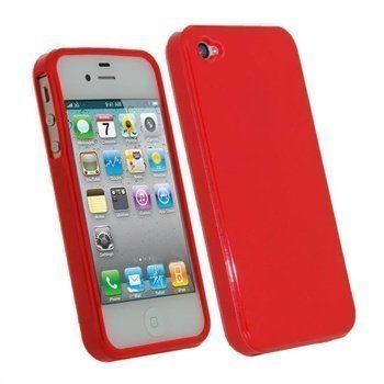 iPhone 4S iGadgitz TPU Case Red