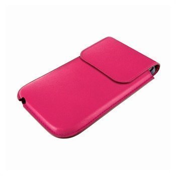 iPhone 5 / 5S / SE / 5C Piel Frama Unipur Nahkakotelo Fuksia