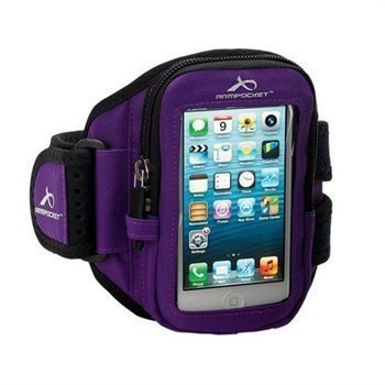 iPhone 5 / 5S / SE Armpocket I-10 Käsivarsikotelo M Violetti