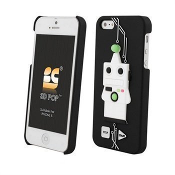 iPhone 5 / 5S / SE Beyond Cell 3D Pop Robot Cover Black